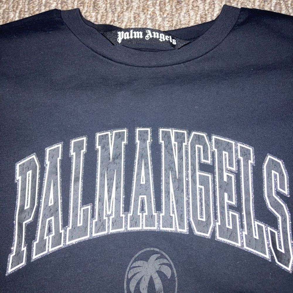 Palm Angels 100% Real Black Tee